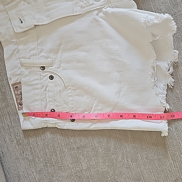 Polo Ralph Lauren White Denim Crosby Short Size 26 - Picture 10 of 12